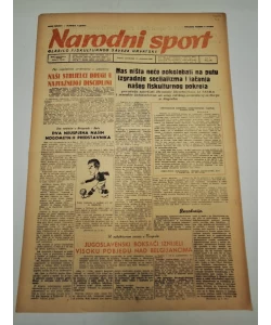 Časopis Narodni sport br. 261/1949.