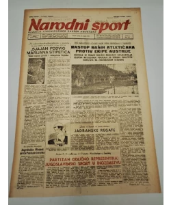 Časopis Narodni sport br. 226/1949.