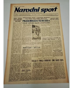 Časopis Narodni sport br. 225/1949.
