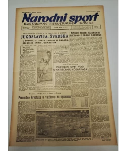 Časopis Narodni sport br. 216/1949.