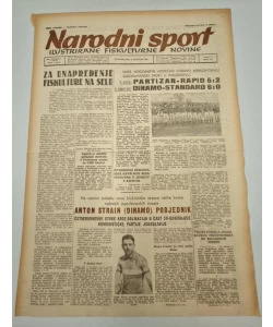 Časopis Narodni sport br. 201/1949.