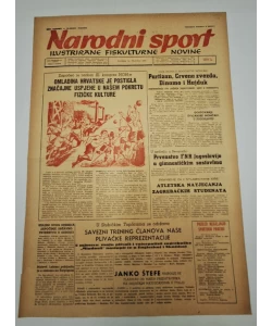 Časopis Narodni sport br. 200/1949.