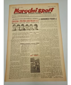 Časopis Narodni sport br. 185/1949.
