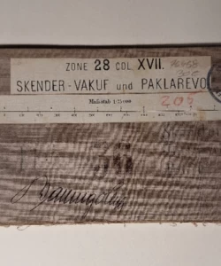 ZONE 28 Colonne XVII. Skender - Vakuf und Paklarevo