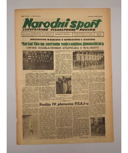 Časopis Narodni sport br. 110/1947.