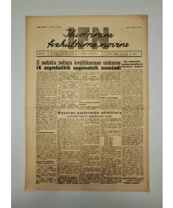Časopis Ilustrirane fizkulturne novine 11/1945.