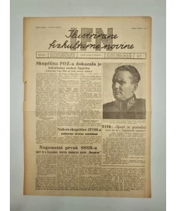 Časopis Ilustrirane fizkulturne novine br. 17/1945.