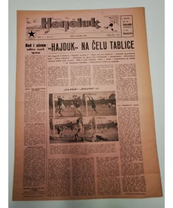 Časopis Hajduk br. 27/1954.