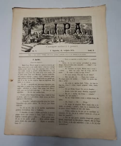 Časopis Hrvatska Lipa br. 8/1875