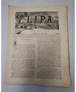 Časopis Hrvatska Lipa br. 9/1875