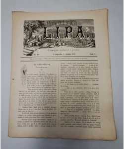 Časopis Hrvatska Lipa br. 10/1875