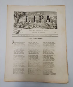 Časopis Hrvatska Lipa br. 27/1875