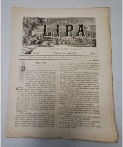 Časopis Hrvatska Lipa br. 29/1875