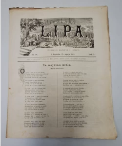 Časopis Hrvatska Lipa br. 30/1875
