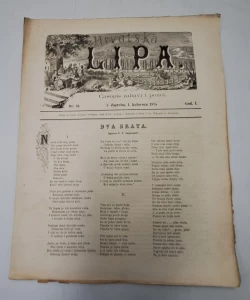 Časopis Hrvatska Lipa br. 31/1875