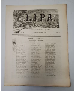 Časopis Hrvatska Lipa br. 36/1875