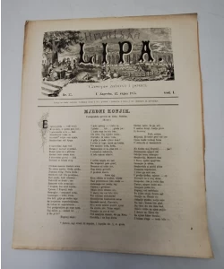 Časopis Hrvatska Lipa br. 37/1875
