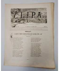Časopis Hrvatska Lipa br. 38/1875