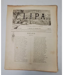 Časopis Hrvatska Lipa br. 44/1875