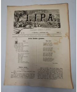 Časopis Hrvatska Lipa br. 45/1875