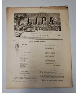 Časopis Hrvatska Lipa br. 50/1875