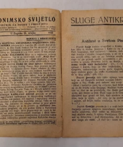 Časopis Sluge Antikrista br. 10/1935.