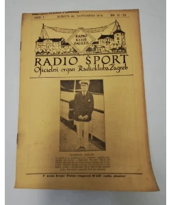 Časopis Radio šport br. 21-23/1924.