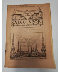 Časopis Radio šport br. 17-18/1924.