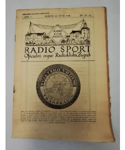 Časopis Radio šport br. 10-11/1924.
