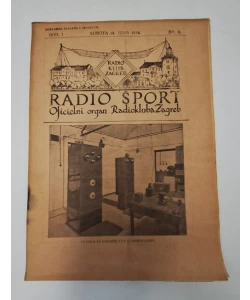 Časopis Radio šport br. 9/1924.