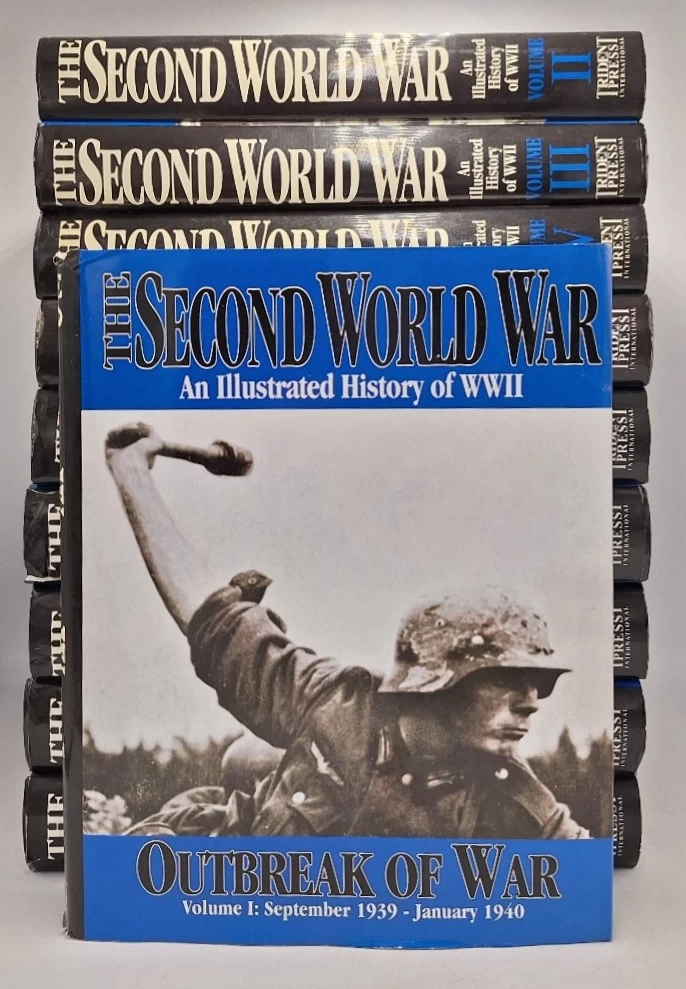 The Second World War - An Illustrated History of WWII I-X knjige