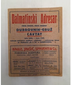 Dalmatinski adresar: Dubrovnik - Gruž - Cavtat