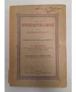 Delle istituzioni marittime e sanitarie della repubblica Ragusa