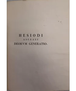 Ascraei Opera omnia | Ascraei Deorvm generatio