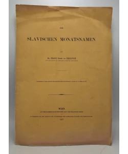 Die Slavischen Monatsnamen