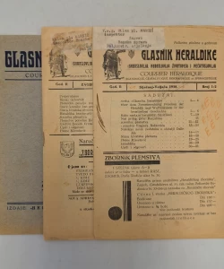 Glasnik Heraldike: grboslovlja, rodoslovlja, životopisa i pečatoslovlja I-VIII