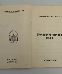 Knjiga Psihološki rat autor Diaz de Villegas