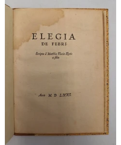 Elegia de febri