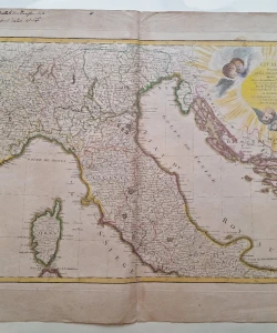 L'Italie divisee en ses differens Etats dress d'apres les meilleurs Cartes appuyee sur les Observations Astromom