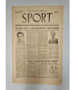 Časopis Šport 43/1943