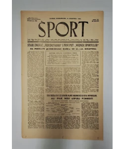Časopis Šport 33/1943