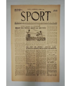 Časopis Šport 26/1943