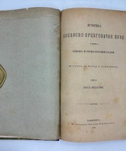 Istorija bosansko-ercegovačke bune u svezi sa srpsko- i rusko-turskim ratom