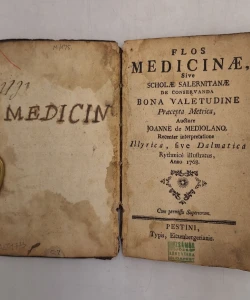 Flos medicinae sive scholae salernitanae de conservanda bona valetudine praecepta metrica