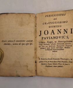 Flos medicinae sive scholae salernitanae de conservanda bona valetudine praecepta metrica Emerik Pavić