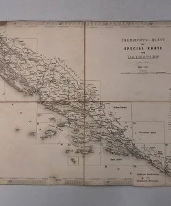 Special-Karte des Koenigreiches Dalmatien Astronomisch-trigonometrisch vermessen