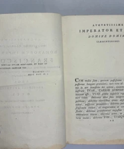 Historia pestis Sirmiensis annorum MDCCXCV et MDCCXCVI