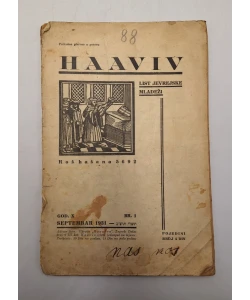 Haaviv - list jevrejske mladeži br. 1/1931