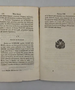 Degli altari e della loro Consacrazione, esecrazione e violazione come pure se le Reliquie siene necessarie nella Consacrazione degli Altari