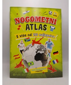 Nogometni atlas s više od 250 naljepnica